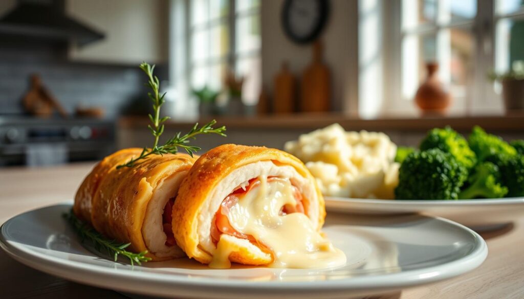 Cordon Bleu Chicken Rolls