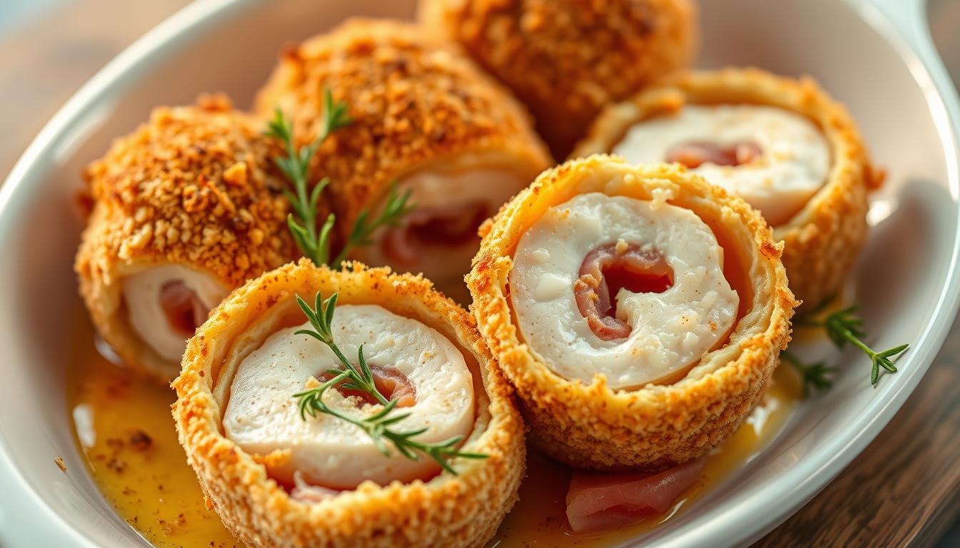 Cordon Bleu Chicken Rolls