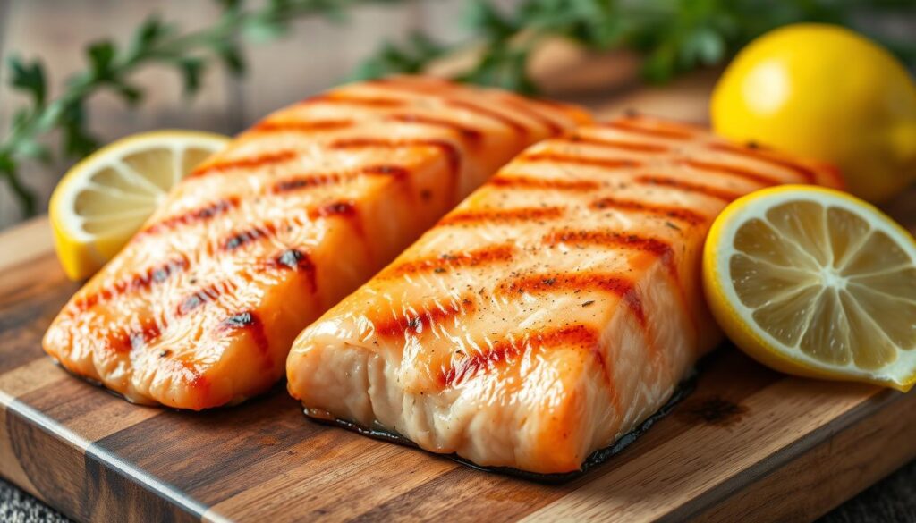 Grilled Salmon Fillets Grilled Salmon Fillets