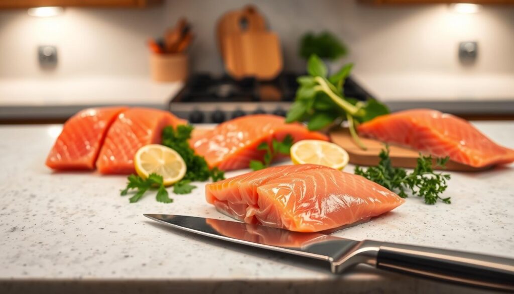 Preparing Sitka Salmon Preparing Sitka Salmon