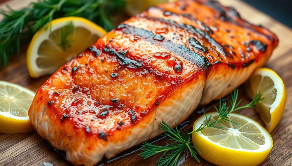 bourbon marinated salmon bourbon marinated salmon