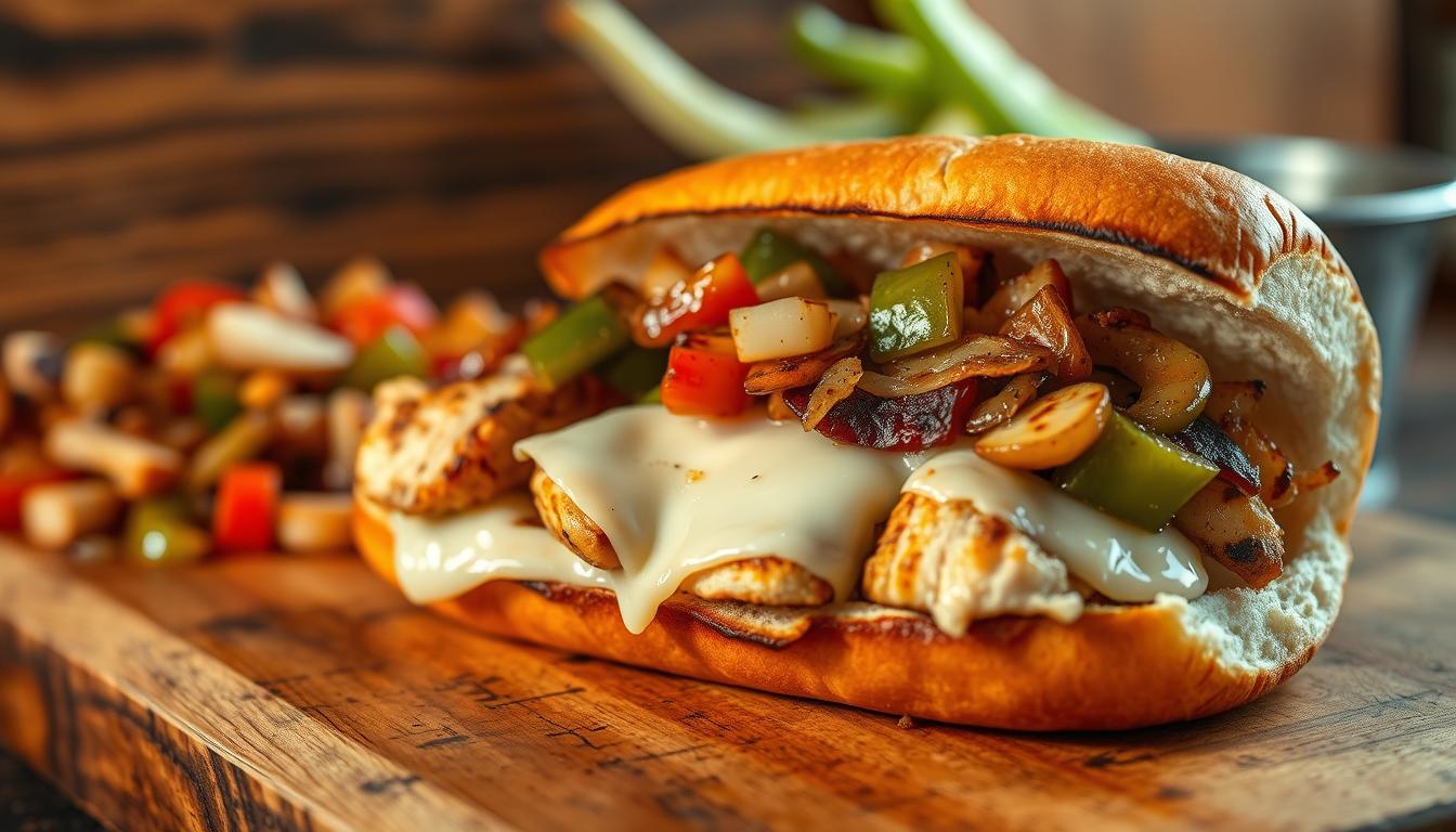 chicken philly cheesesteak