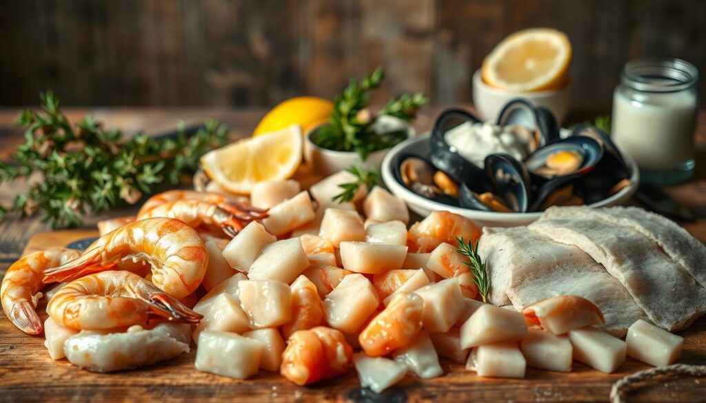 seafood casserole ingredients