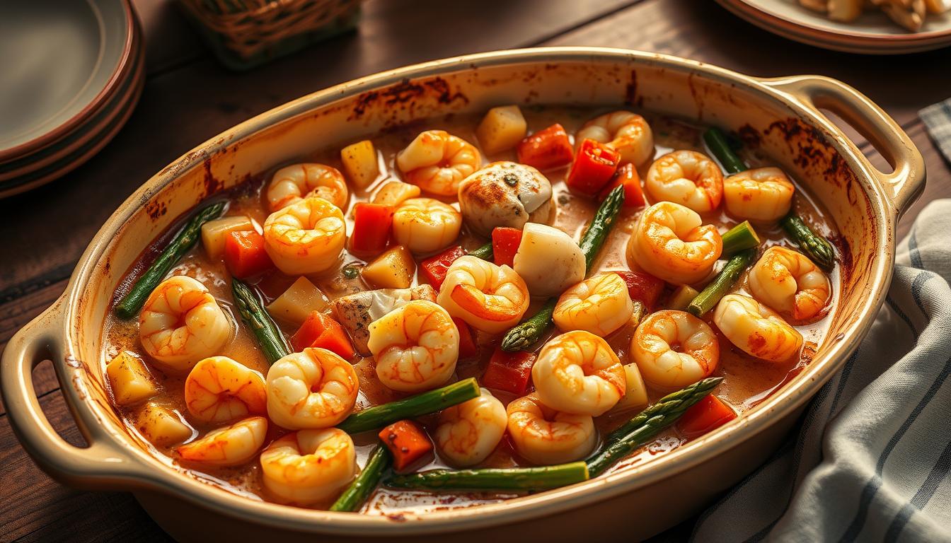 seafood casserole recipe
