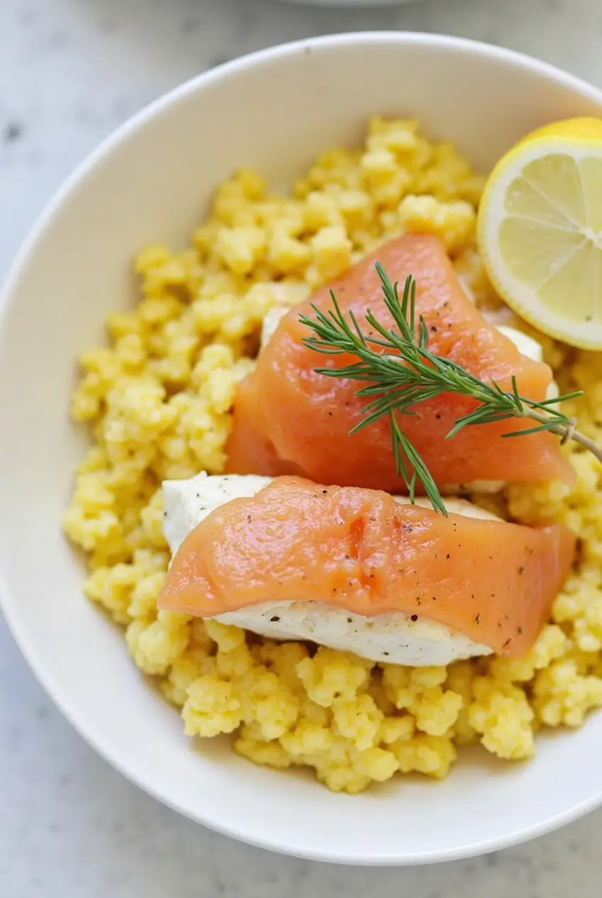 smoked salmon & lemon risotto
